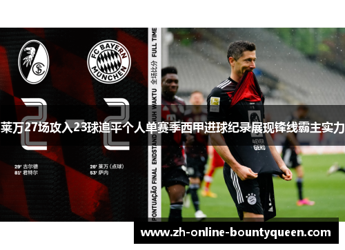 莱万27场攻入23球追平个人单赛季西甲进球纪录展现锋线霸主实力
